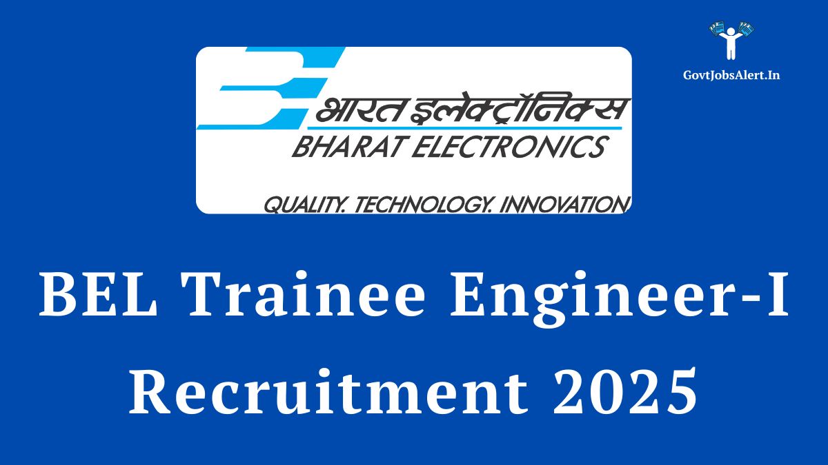 Bel trainee engineer-i recruitment 2025 notification
