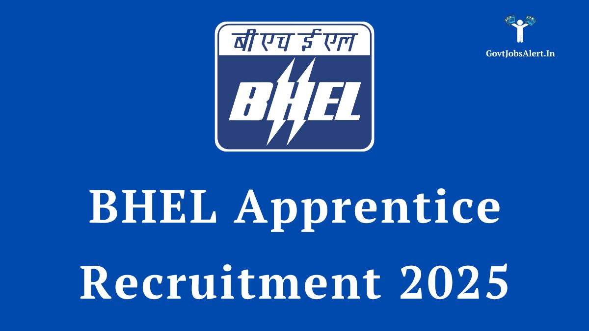 Bhel apprentice recruitment 2025 notification for 760 trade, technician, and graduate apprentice posts.