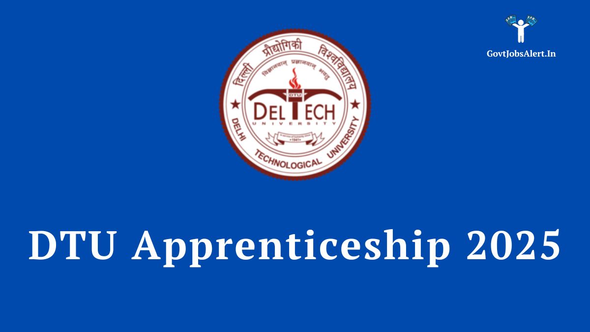 Dtu Apprenticeship 2025: Apply For 88 Graduate &Amp; Diploma Trainee Posts 1 Dtu apprenticeship 2025 for 88 graduate and diploma trainee posts.