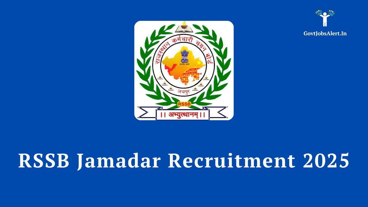 Rssb Jamadar Recruitment 2025: Notification Out For 72 Posts, Salary Up To ₹65,900 8 Rssb jamadar recruitment 2025 notification for 72 posts. Online application for rajasthan excise department jamadar vacancy.
