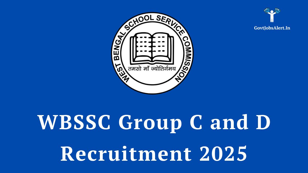 Wbssc Group C And D Recruitment 2025: Apply Online For 8477 Clerk &Amp; Group D Posts 19 Wbssc group c and d recruitment 2025 notification for 8477 clerk and group d vacancies in west bengal government schools. Apply online now.