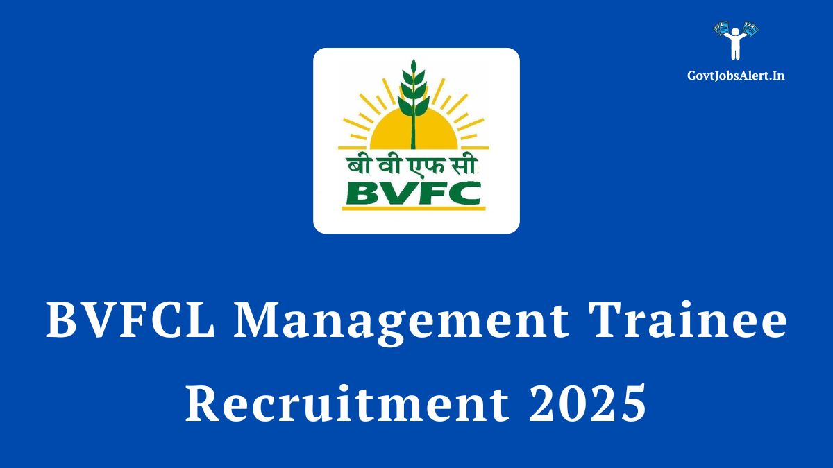 BVFCL Management Trainee Recruitment 2025 for 16 Engineer and Professional Posts.