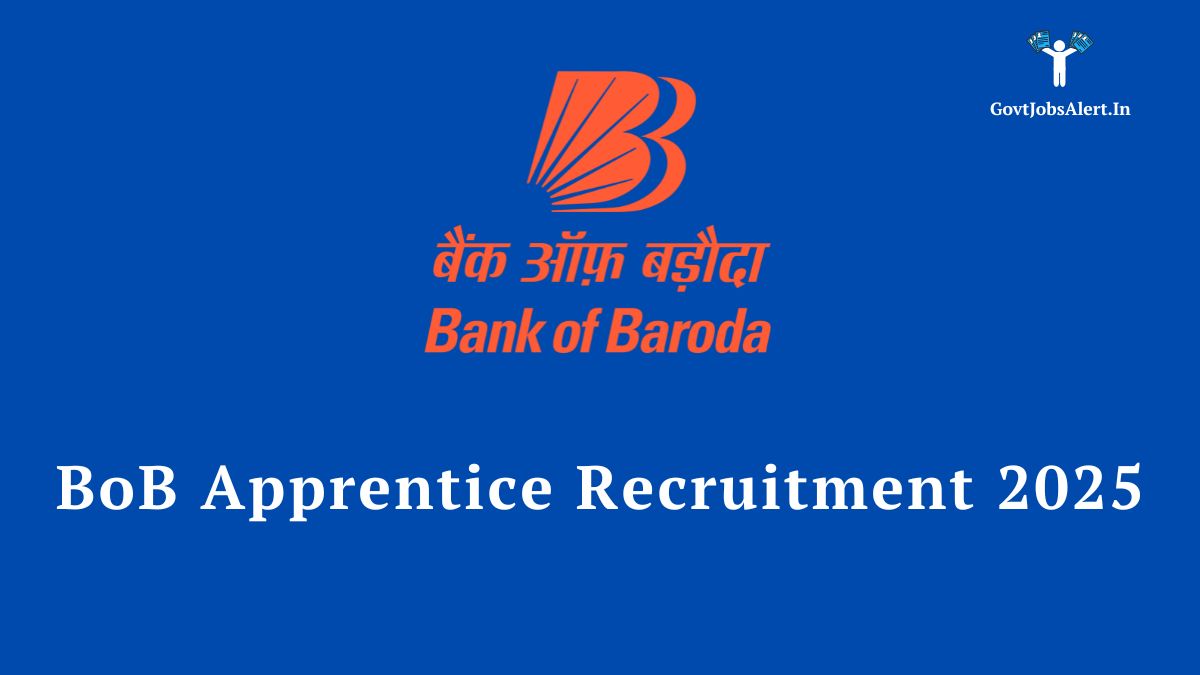 BoB Apprentice Recruitment 2025 notification for 2700 graduate apprentice vacancies.