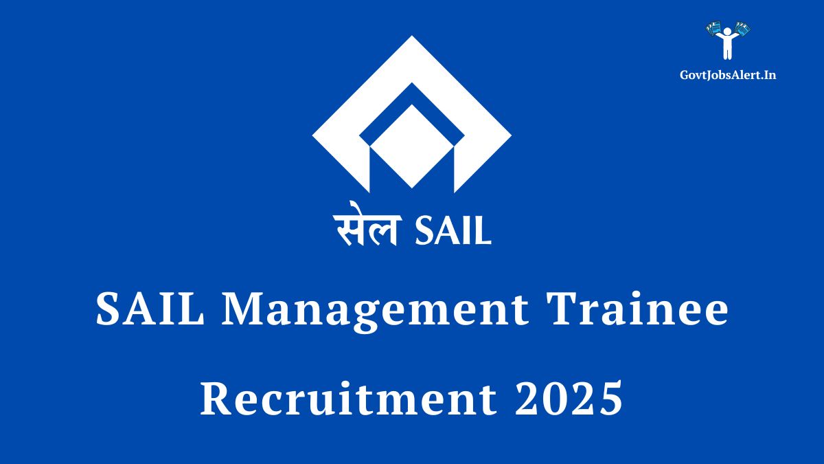 SAIL Management Trainee Recruitment 2025 Notification, Apply Online for 124 MT Technical Posts.
