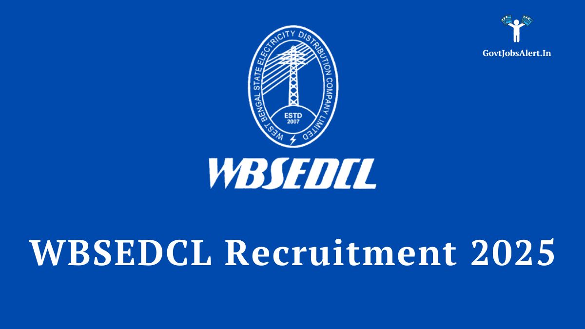WBSEDCL Recruitment 2025 Notification for 447 Junior Engineer and Assistant Manager Posts