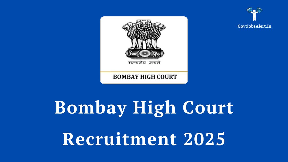 Bombay High Court Recruitment 2025 Notification for Clerk Peon Steno and Driver